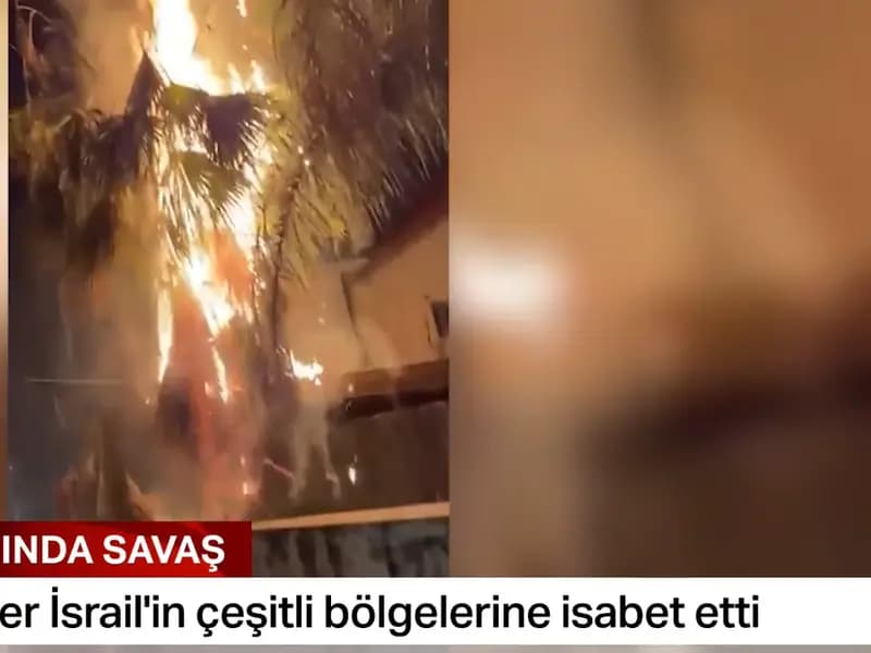 İran'dan İsrail'e Gece Vakti Füze Taarruzu Gerçekleşti